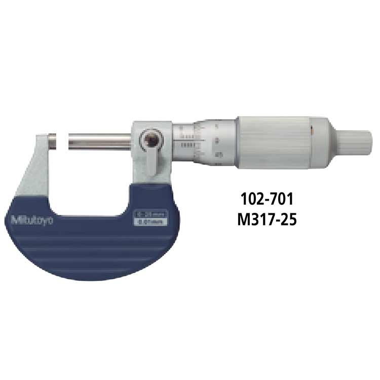 日本三豐（mitutoyo）棘輪套管千分尺102 系列外徑千分尺M(jìn)317 &middot; M327