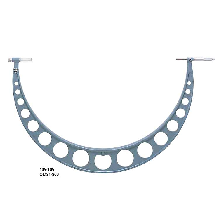 日本三豐（mitutoyo）滑動(dòng)測(cè)砧式外徑千分尺105 系列 帶有測(cè)砧接長(zhǎng)套管OMS