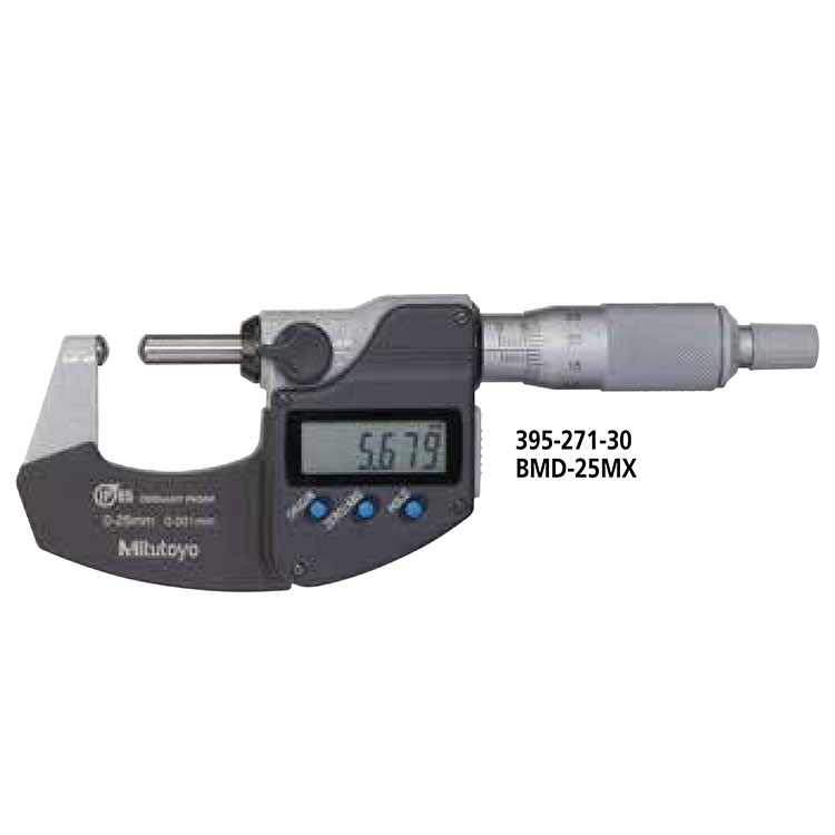 日本三豐（mitutoyo）壁厚千分尺395, 115, 295 系列 &mdash; 球型測(cè)砧和測(cè)微螺桿