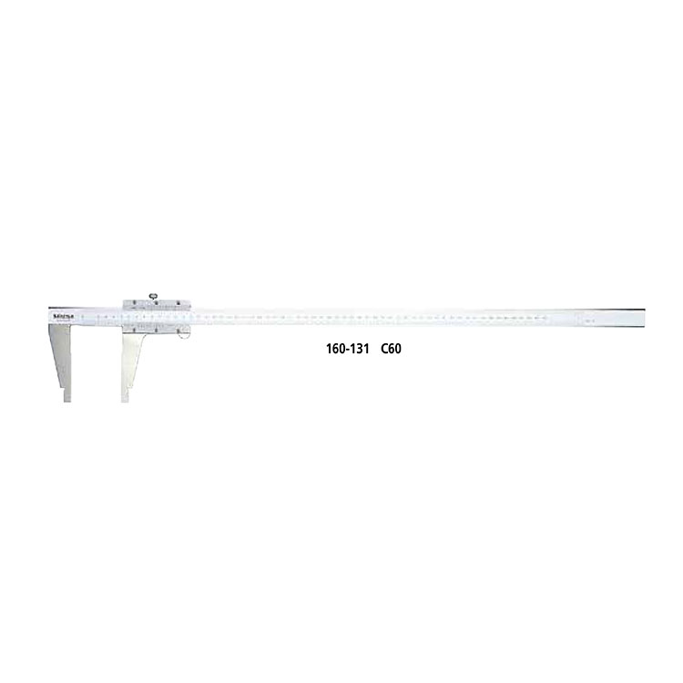 日本三豐（mitutoyo）機械游標(biāo)卡尺160 系列帶有圓弧刃量爪和微動裝置