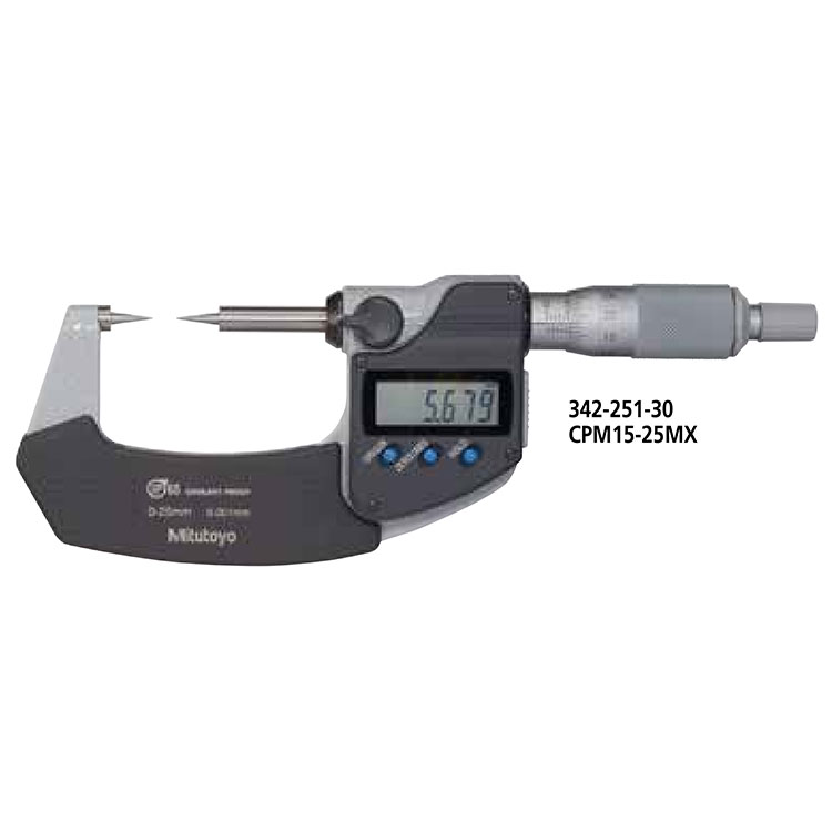 日本三豐（mitutoyo）尖爪千分尺342, 142, 112 系列CPM-MX &middot; CPM &middot; CPM-K